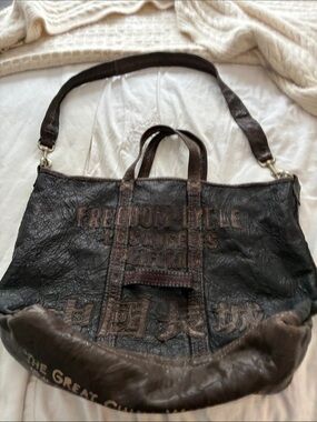 Great China Wall leather satchel